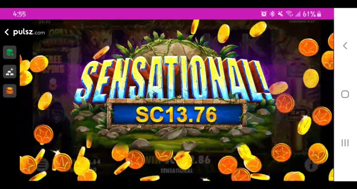 Big wins on Pulsz! Online casino playing with existent money. Just bonuses. ??