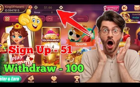 new rummy earning app today || online casino site with free sign up bonus || teen patti earning app