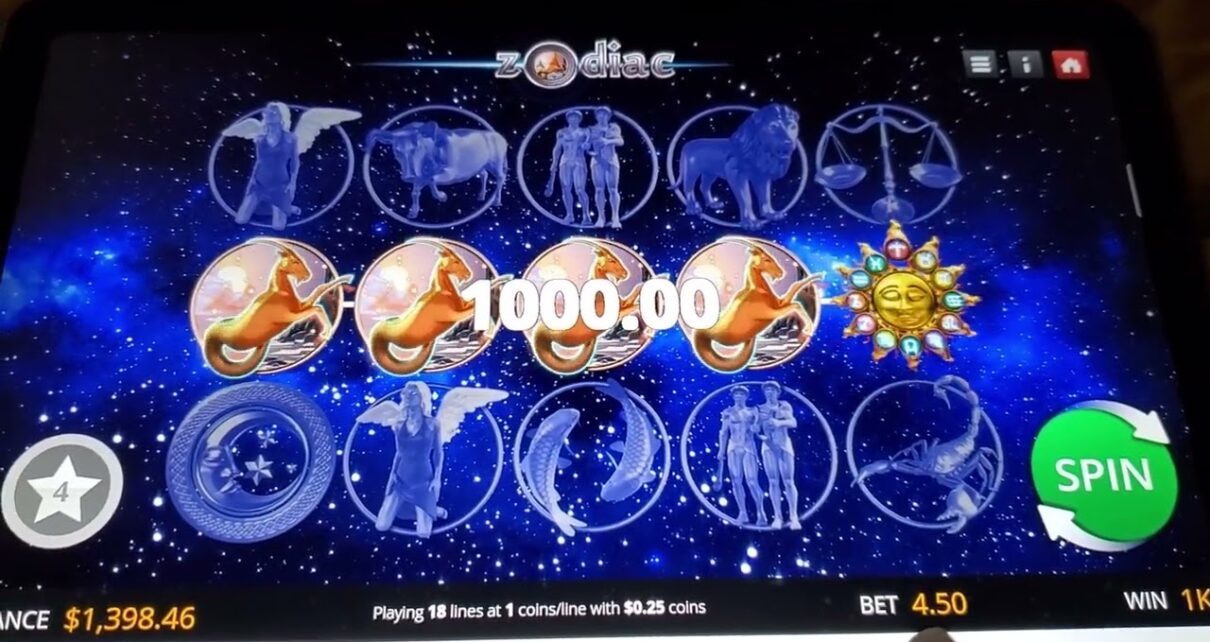 1k line win on a .50 bet online casino ? ?