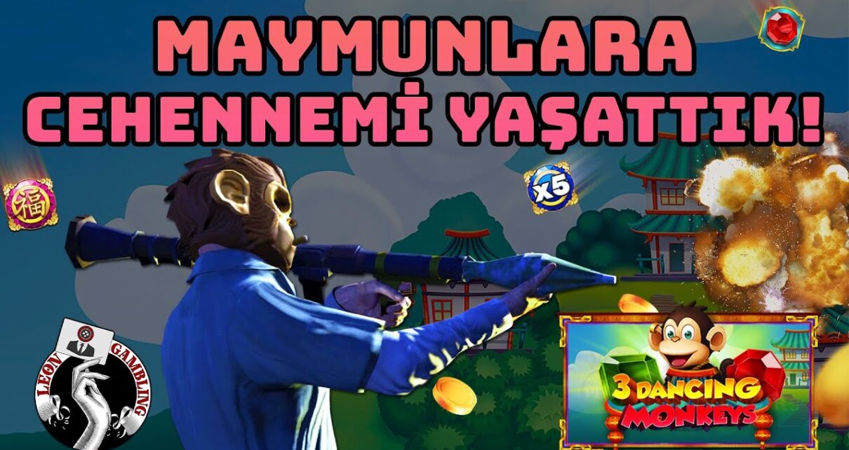 ?#3DancingMonkeys’te Ortalık Yangın Yeri!? – Leon Gambling 2 #slot#casino#slotoyunları#slotvurgun