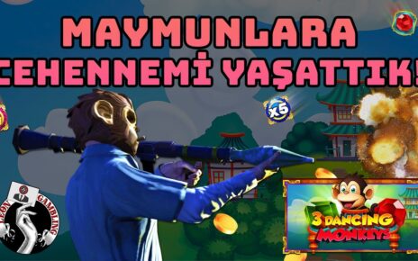 ?#3DancingMonkeys’te Ortalık Yangın Yeri!? – Leon Gambling 2 #slot#casino#slotoyunları#slotvurgun