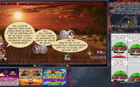 APOLLO GAMES ONLINE CASINO 23.3.2023 • KOMPLETNÍ ZÁZNAM STREAMU