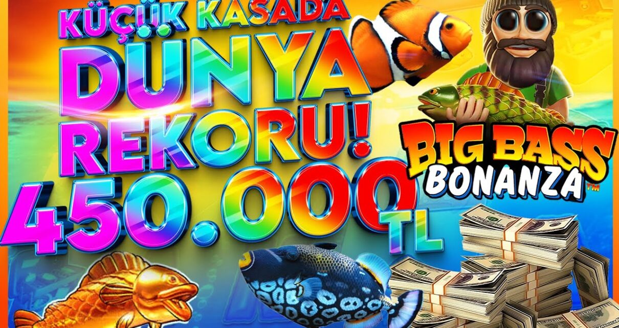 BİG BASS BONANZA | KÜÇÜK KASA KATLAMADA DÜNYA REKORU KIRDIK #slot #slotoyunları #casino