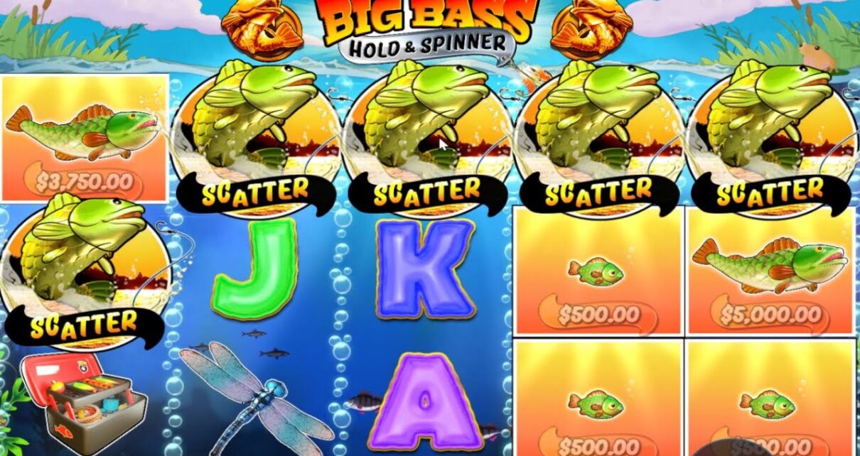 BIG BASS HOLD AND SPINNER – HIT 5 SCATTERS – 20 FREE SPINS | BONUS BUY ONLINE CASINO – NICE WIN