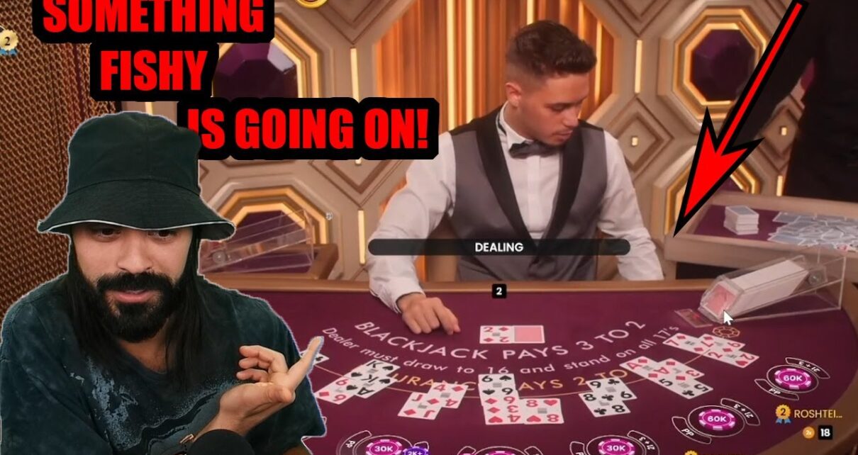 Blackjack Dealer Caught Cheating !! This Should NEVER Happen !!