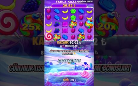 Böyle Bir Kombo Görmüş Olma Şansınız Yok – Sweet Bonanza Rekor Kazanç – #casino #slot #shorts