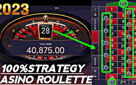 CASINO ROULETTE NEW TRICKS 101% WIN | CASINO STRATEGY | INDIAN CASINO ROULETTE TRICKS WINNING 2023