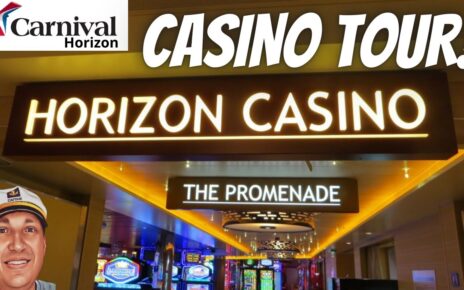 CASINO TOUR – Carnival Horizon Vlog Series – September 2022