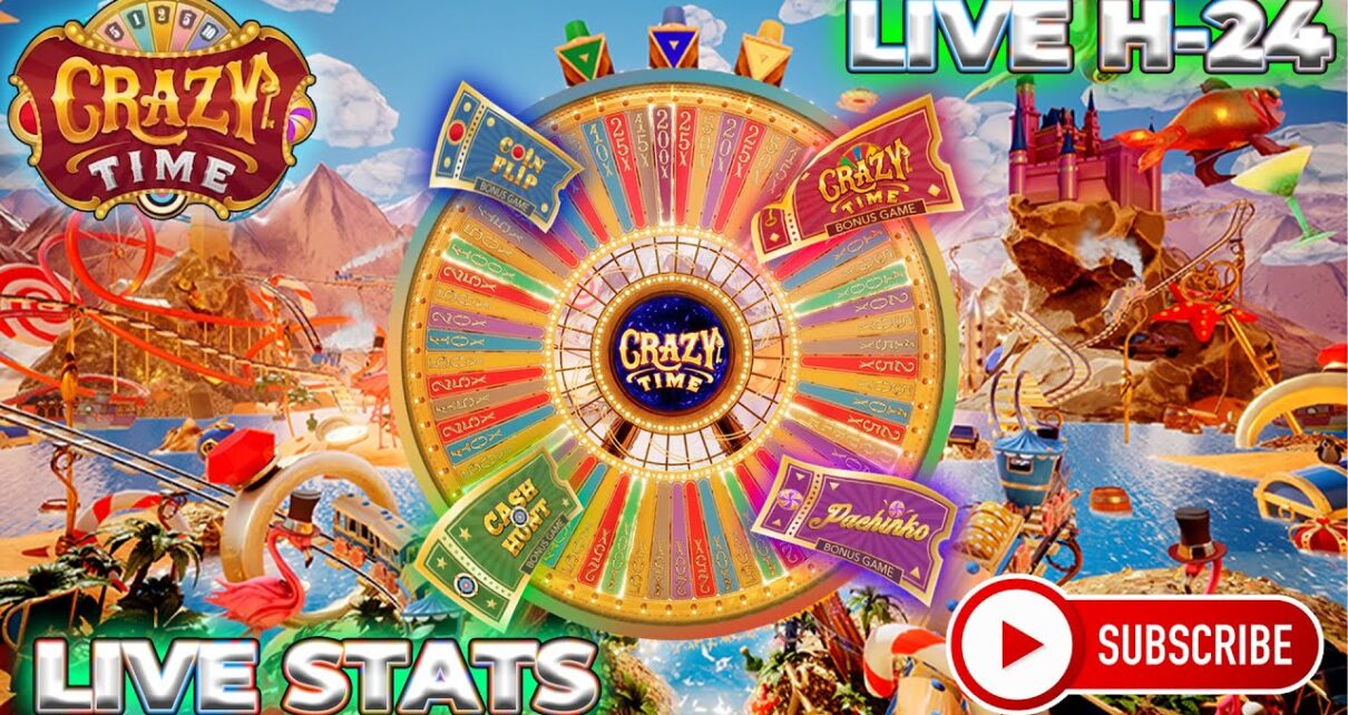 CRAZY TIME  ONLINE CASINO LIVE STREAM