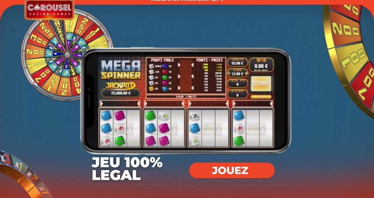 Carousel Casino Games – Mega Spinner FR (15sec)