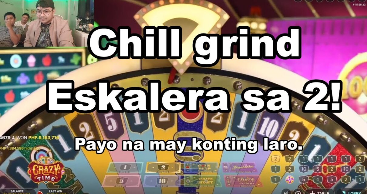 Crazy time – Eskalera sa 2 Chill session  #crazytime #onlinecasino #gcash #giveaway #evolution