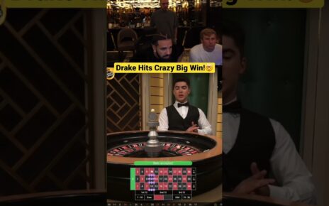 Drake Hits Crazy Big Win On Roulette! #drake #roulette #bigwin #casino #shorts