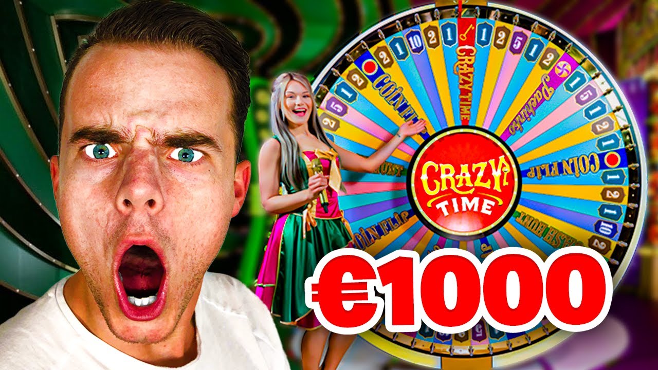 €100 naar €1000 GOKKEN in CRAZY TIME **GROTE WIN!!**