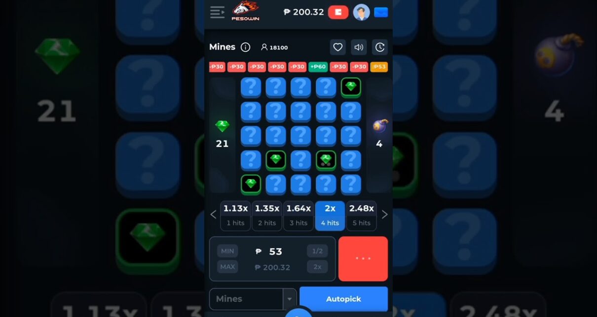 EASY ₱1OK SA PESOWIN TRENDING ONLINE CASINO Mag CLICK2X LANG IWASAN LANG ANG BOMB ??notation!!