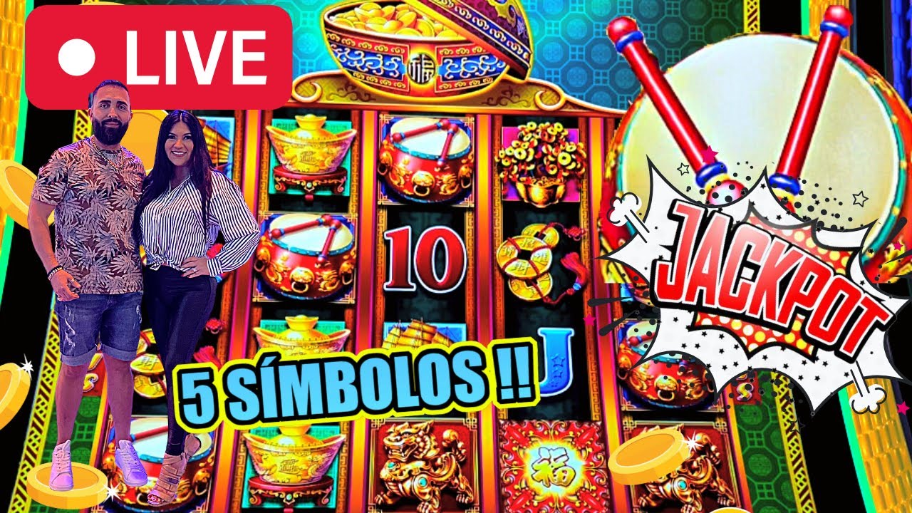 ? EN VIVO EN EL CASINO 5 JUEGOS JACKPOT & 5 SIMBOLOS ! #casino #jackpot #arriesgados