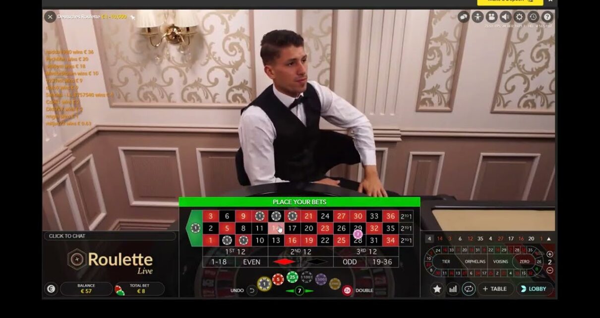 From 55 EURO to ONLINE CASINO ROULETTE