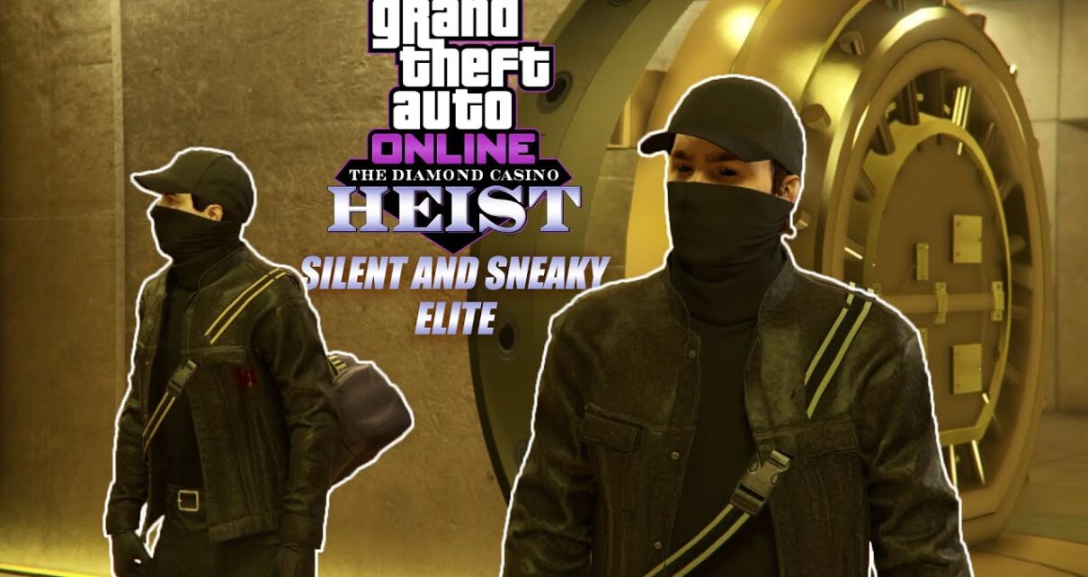 GTA ONLINE: CASINO HEIST – SILENT AND SNEAKY – ART – ELITE – TWO PLAYERS – FULL TAKE – 5% HACKER