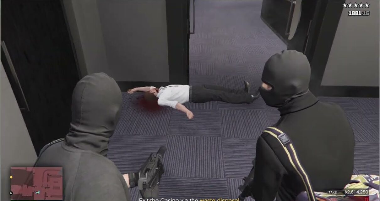 GTA Online Casino Silent & Sneaky Artwork (constituent 3 ENDING) Escaping the Casino