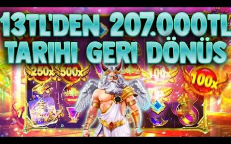 Gates Of Olympus ? BÖYLESİ GÖRÜLMEDİ TARİHİ DÖNÜŞ ?