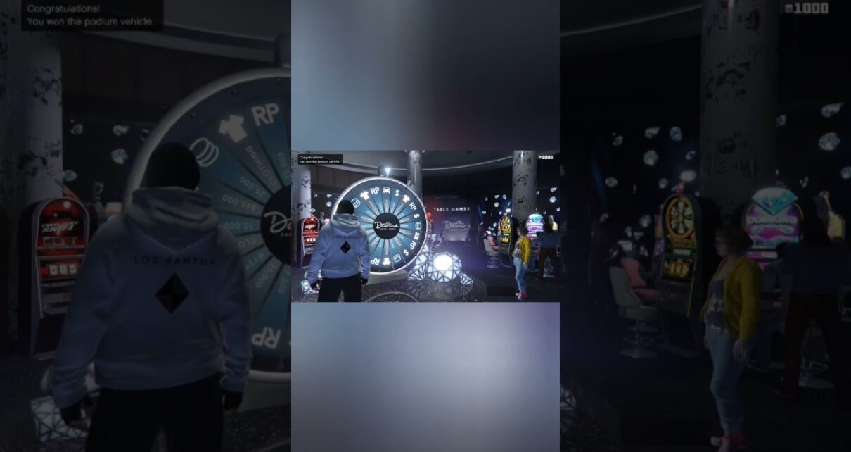 Grand Theft Auto V online: casino lucky draw vehicle win