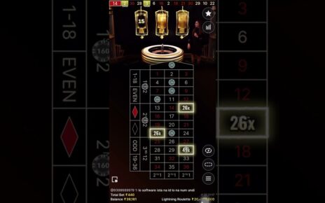 Hit single number in lightning roulette #roulette #casino #lightningroulette #onlinecasino #shorts