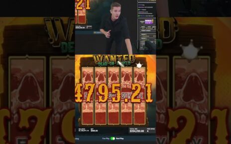 “IS THIS A MAX WIN!?!” INSANE WANTED SLOT WIN!!