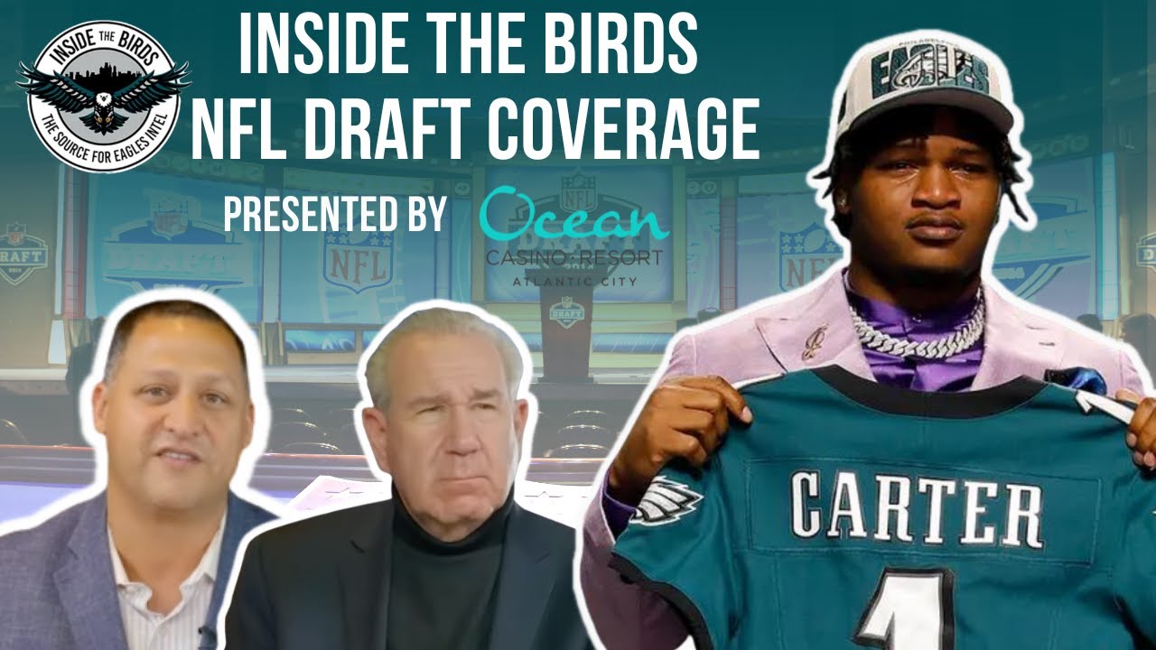 ITB LIVE Reaction Eagles Draft Jalen Carter | Presented by Ocean Casino Resort Atlantic City