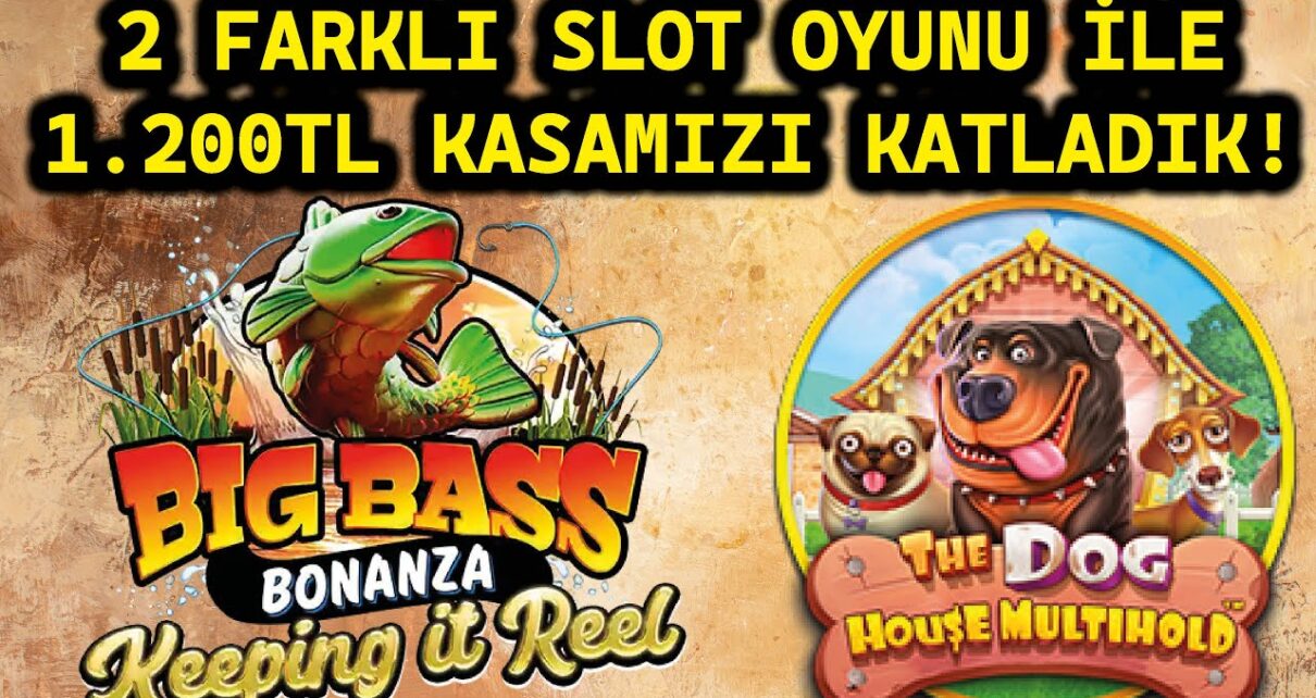 KAZANDIRAN 2 FARKLI SLOT OYUNUYLA 1200 TL KÜÇÜK KASAMIZI KATLADIK #slot #casino #slotoyunları