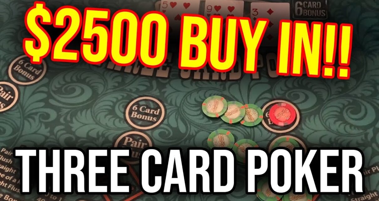 LIVE 3 CARD POKER!! April 18th 2023