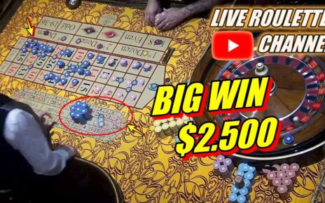 ? LIVE ROULETTE | ?Amazing Session BIG WIN  In Las Vegas Casino ? Exclusive ✅ 2023-04-27