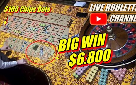 ? LIVE ROULETTE | ? BIG WIN ?100 Chips Inside Session In Las Vegas Casino ? Exclusive ✅ 2023-04-02