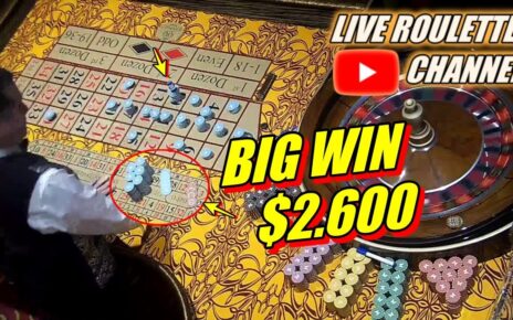 ?LIVE ROULETTE |?BIG WIN ?2.600 In Las Vegas Casino ? Hot High Bet Exclusive ✅ 2023-04-04