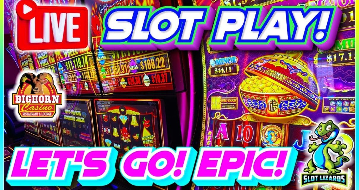 ? LIVE SLOTS! J HITS A MASSIVE PIGGY JACKPOT! BIGHORN CASINO!