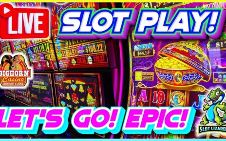 ? LIVE SLOTS! J HITS A MASSIVE PIGGY JACKPOT! BIGHORN CASINO!