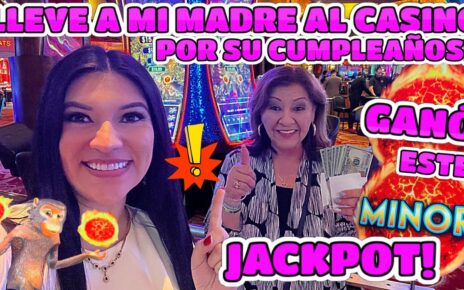 ? LLEVE A MI MADRE AL CASINO POR SU CUMPLEAÑOS Y GANÓ UN JACKPOT ! UNA NOCHE DE CONCIERTO Y CASINO