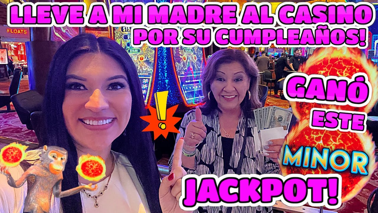 ? LLEVE A MI MADRE AL CASINO POR SU CUMPLEAÑOS Y GANÓ UN JACKPOT ! UNA NOCHE DE CONCIERTO Y CASINO