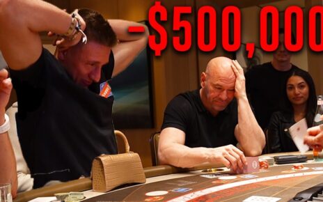 Losing 0,000 with Dana White at the Casino…