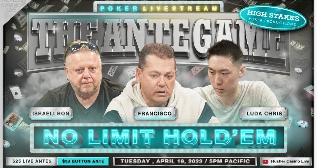 Luda Chris, Israeli Ron, Francisco, GT & Efan Play THE ANTE GAME!! Commentary by DGAF