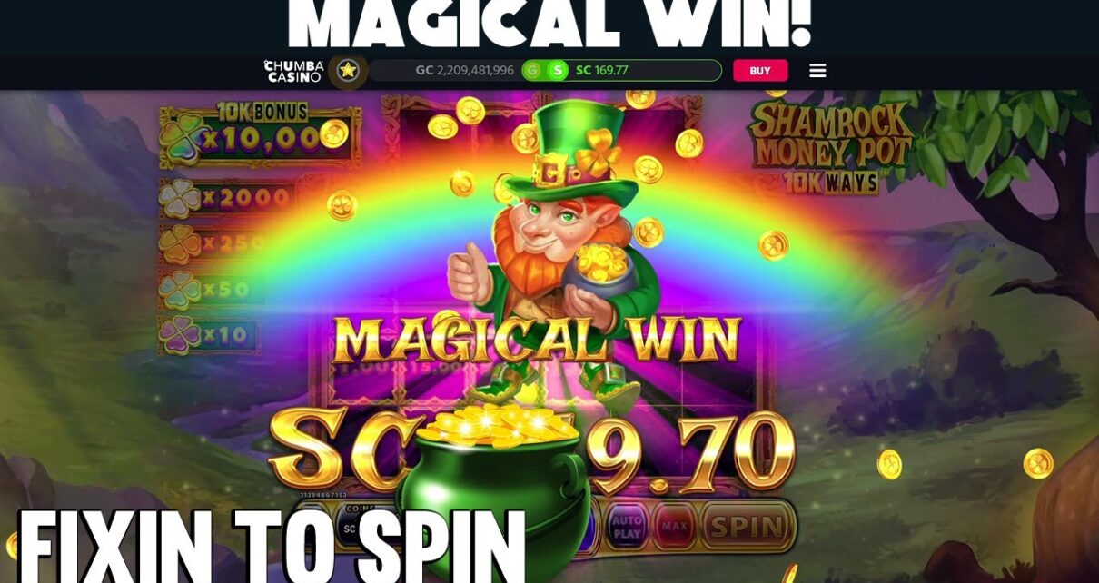 ? MAJOR BONUS on **NEW GAME** SHAMROCK MONEY POT ☘️ Chumba Casino