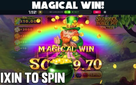 ? MAJOR BONUS on **NEW GAME** SHAMROCK MONEY POT ☘️ Chumba Casino