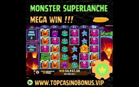 “Monster Win with Monster Superlanche: The Latest Online Casino Game!” #freeslots