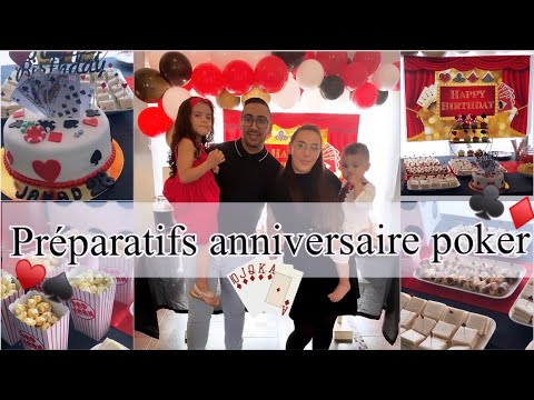 ♠️♥️ORGANISATION & PRÉPARATIFS ANNIVERSAIRE POKER/CASINO | RECETTES + DIY ♣️♦️