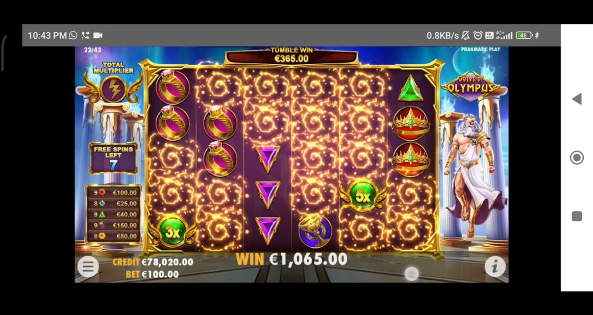 Online casino gates of olympus jackpot win