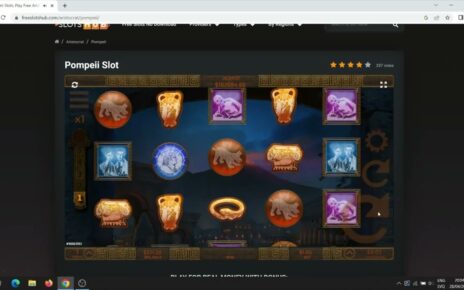 Pompeii Slot Machine in Online Casino