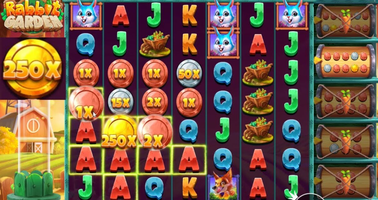 RABBIT GARDEN – 250X MULTIPLIER AT FIRST LEVEL – BONUS BUY ONLINE CASINO – NEW ONLINE SLOT