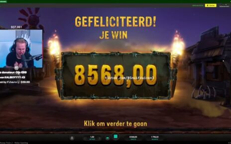 Roy maakt €8500 winst in online casino! [volledige clip]