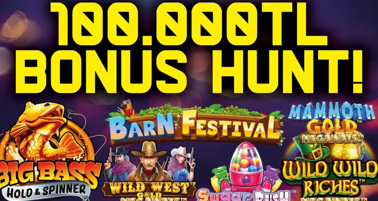 SLOT OYUNLARI ? DEV BONUS HUNT ! ? 100.000 TL !!! #slot #slotoyunları #casino