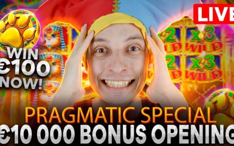 SLOTS LIVE ? €10 000 Bonus Opening: Pragmatic Special! Casino Stream with mrBigSpin