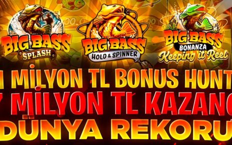 Slot Oyunları | 7.000.000 TL DÜNYA REKORU KAZANÇ | #slotoyunları #bonushunt #bigbasssplash