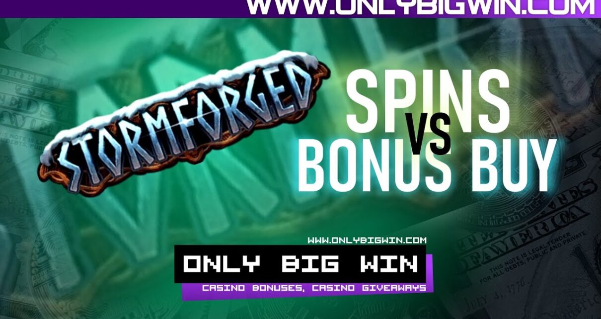 Spins Vs. Bonus Buy: Stormforged Online Casino Slot Test from #HacksawGaming (Check Description)